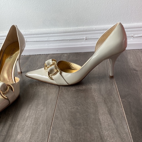 Women’s Guess by Marciano Fortuna ivory heels - Picture 8 of 13